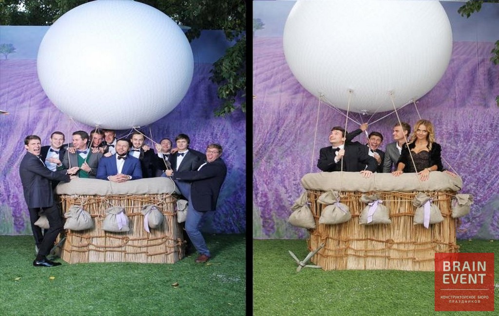 Сценарий выпускного воздушное путешествие. Фотозона на воздушном шаре. Воздушный шар для фотозоны. Фотозона воздушный шар с корзиной. Фото зона с воздушным шаром.